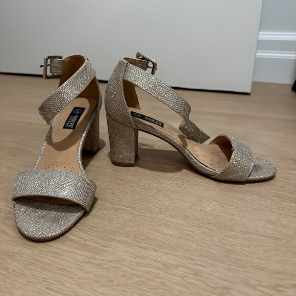 Glittery sandals - size 6 - Picture 2 of 2